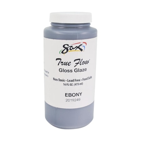 Sax Sax 2019249 1 Pint True Flow Gloss Glaze; Ebony 2019249